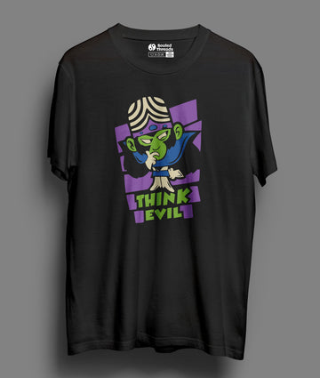 Think Evil Unisex Half Sleeve T-shirt