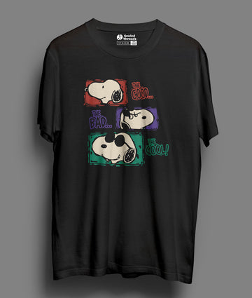 Good, Bad, Cool Unisex Half Sleeve T-shirt
