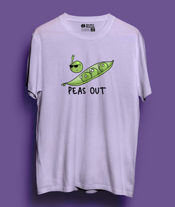 Peas Out Unisex Half Sleeve T-shirt