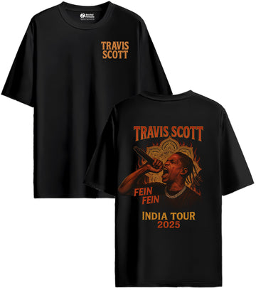 Travis Scott Concert FEIN Oversized T-shirt | Fan Made