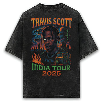 Travis Scott India Tour Acid Wash (Unisex Fit)