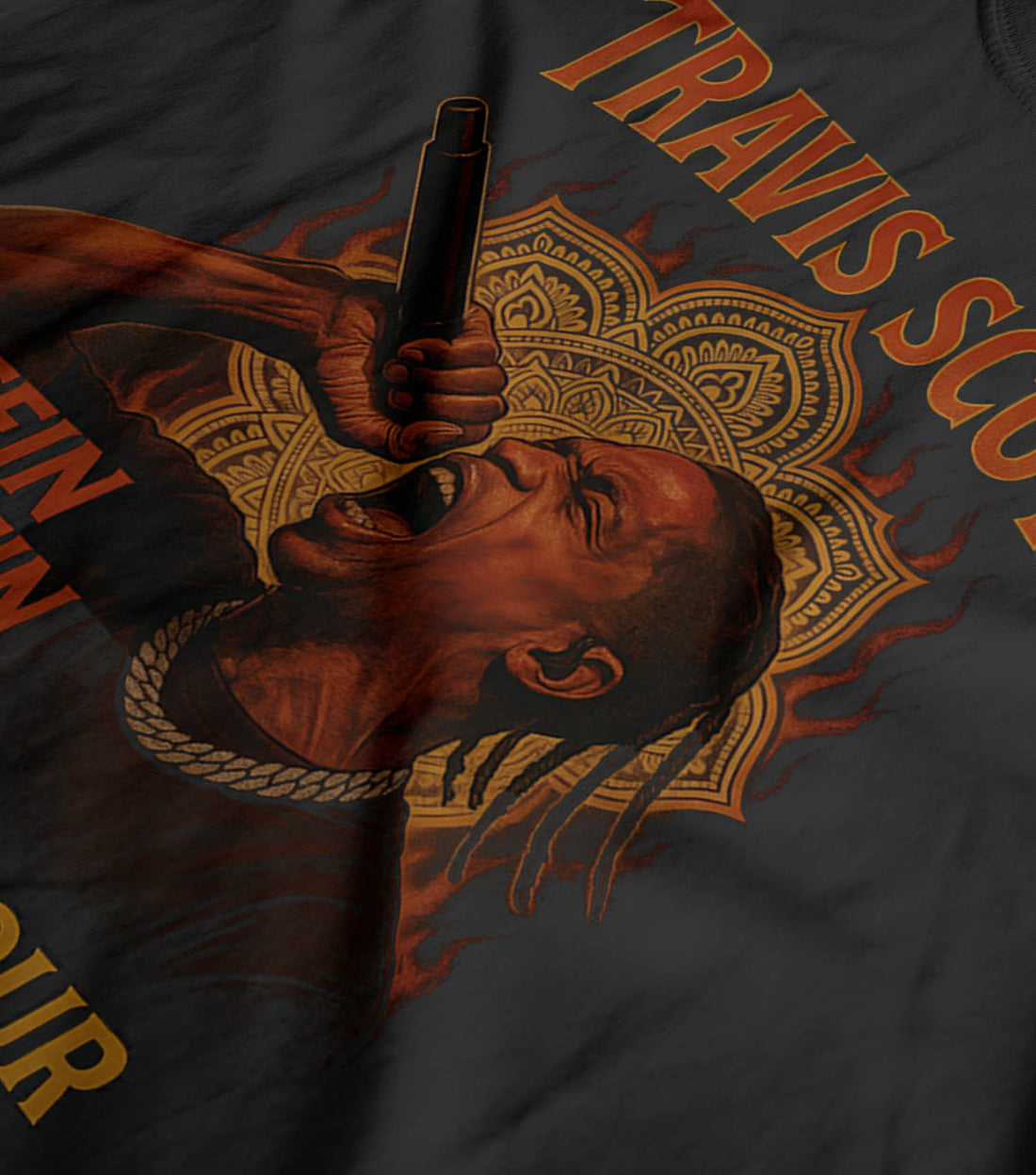 Travis Scott Concert FEIN Oversized T-shirt | Fan Made