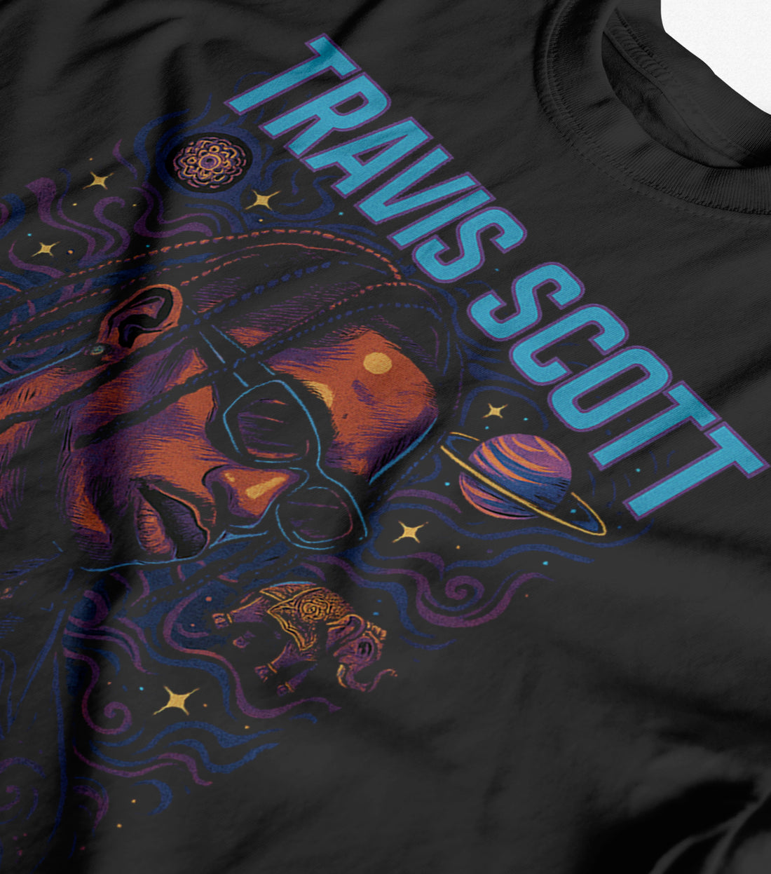 Travis Scott Concert India Tour 2025 T-shirt | Unofficial Fan Made Unisex Fit Cotton T-shirt