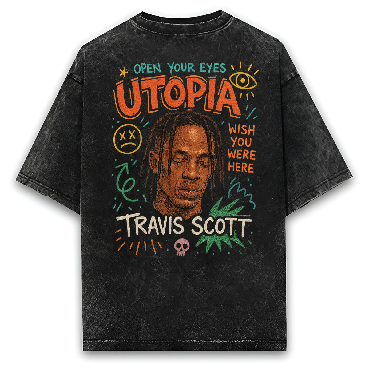 Utopia Acid Wash Oversized Unisex Fit